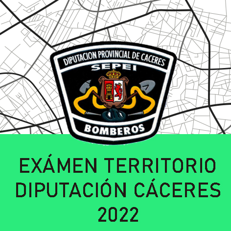 Exámen Territorio Diputación de Cáceres 2022